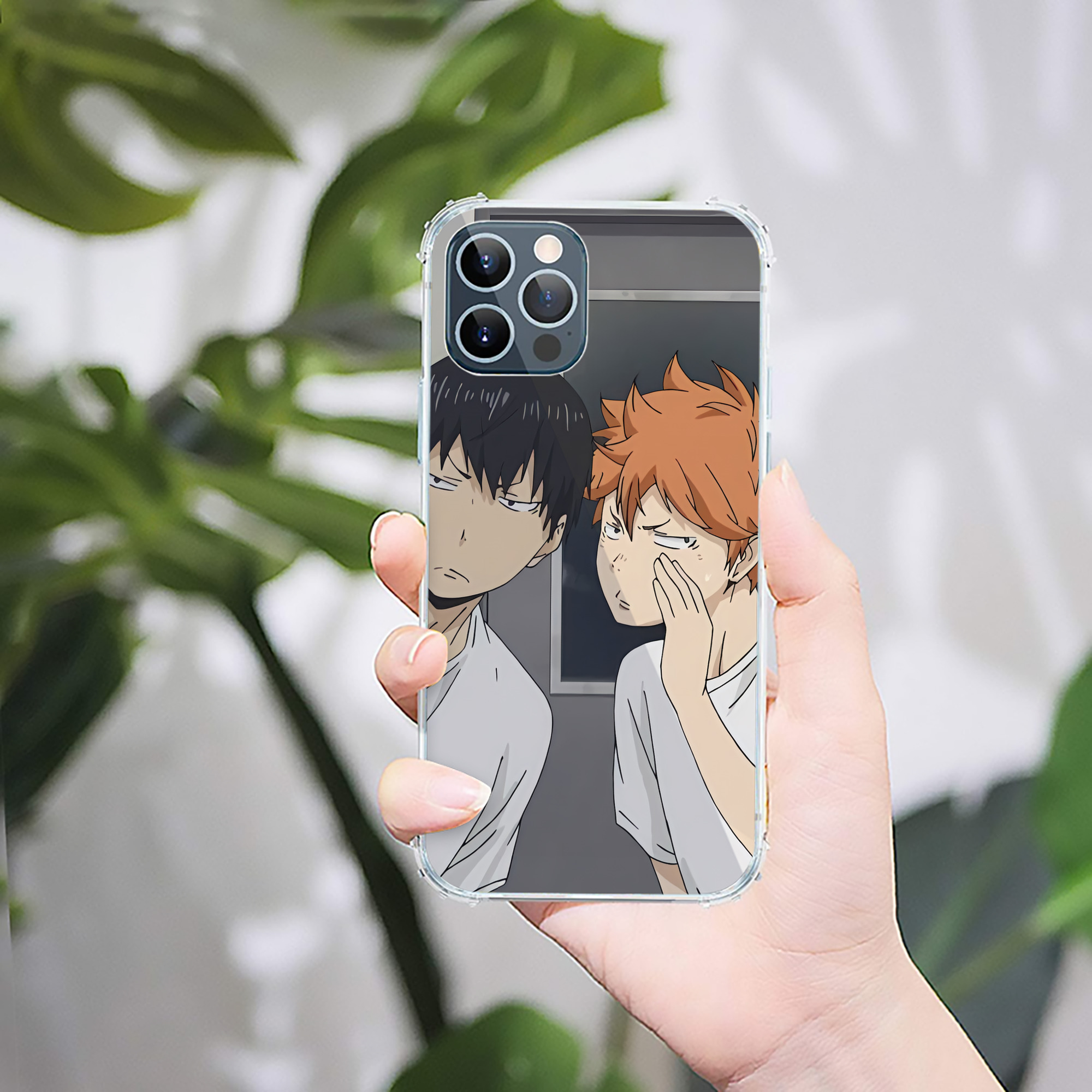 （画像用） ハイキュー!! Haikyu!! 【iPhone 12シリーズ対応】透明スマホケース（クリアソフトケース）